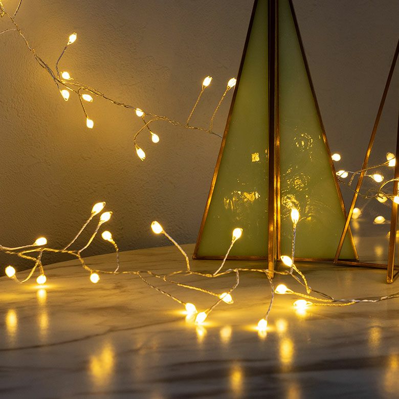LEDライトクリスマス電飾LEDワイヤー250cm2.5mタイマーリモコン付きイルミネーションライトUSBクリスマスデコレーション間接照明オブジェインテリアハロウィンパーティー誕生日おしゃれ北欧シンプルかわいいリゾート雑貨ギフトアジアン[94746]