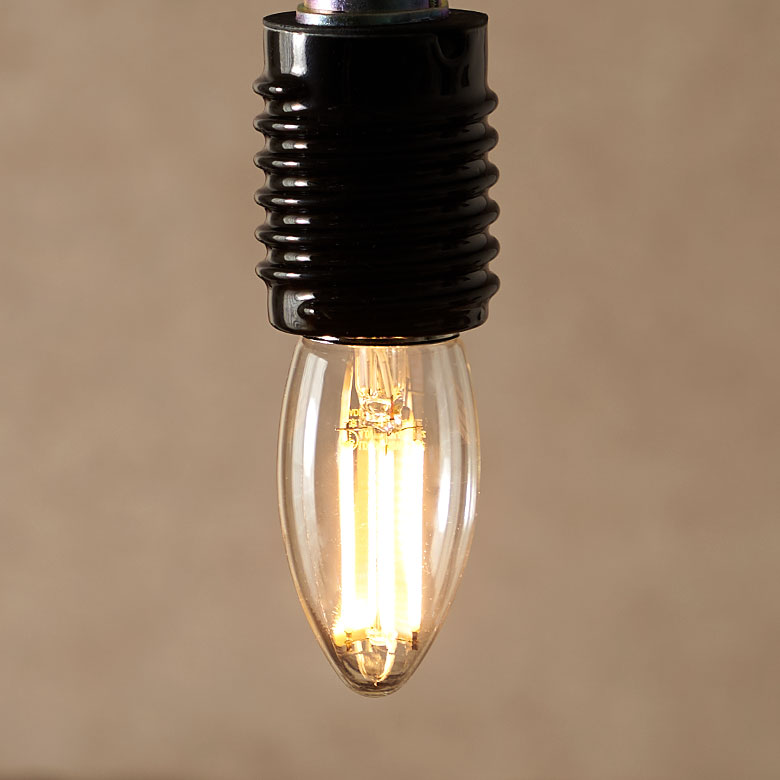 LED電球電球LEDE2640W相当440ルーメン440lm約W3.5cmD3.5cmH9.1cmクリア電球色シャンデリア屋内室内省エネ節電長寿命エコ照明ライト照明器具インテリアライトLEDライト天井照明おしゃれ北欧リゾート雑貨インテリアアジアン[94773]