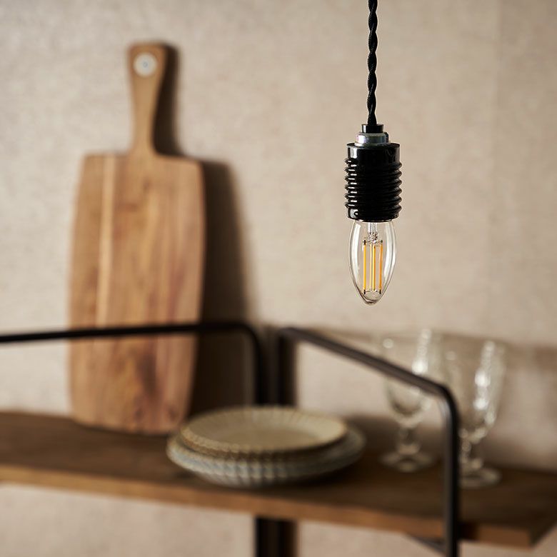 LED電球電球LEDE2640W相当440ルーメン440lm約W3.5cmD3.5cmH9.1cmクリア電球色シャンデリア屋内室内省エネ節電長寿命エコ照明ライト照明器具インテリアライトLEDライト天井照明おしゃれ北欧リゾート雑貨インテリアアジアン[94773]