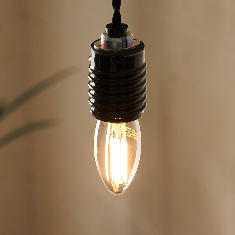 LED電球電球LEDE2640W相当440ルーメン440lm約W3.5cmD3.5cmH9.1cmクリア電球色シャンデリア屋内室内省エネ節電長寿命エコ照明ライト照明器具インテリアライトLEDライト天井照明おしゃれ北欧リゾート雑貨インテリアアジアン[94773]