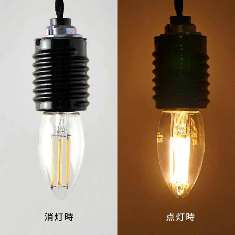 LED電球電球LEDE2640W相当440ルーメン440lm約W3.5cmD3.5cmH9.1cmクリア電球色シャンデリア屋内室内省エネ節電長寿命エコ照明ライト照明器具インテリアライトLEDライト天井照明おしゃれ北欧リゾート雑貨インテリアアジアン[94773]