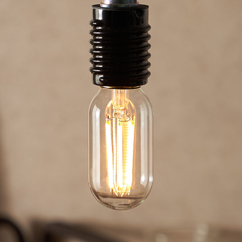 LED電球電球LEDE2660W相当600ルーメン600lm約W4.4cmD4.4cmH10.7cmクリア電球色コクーン型屋内室内省エネ節電長寿命エコ照明ライト照明器具インテリアライトLEDライト天井照明おしゃれ北欧リゾート雑貨インテリアアジアン[94774]