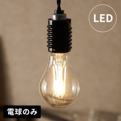 LED電球 レトロランプ エジソン型 電球色 直径9.3cm E26 クリア