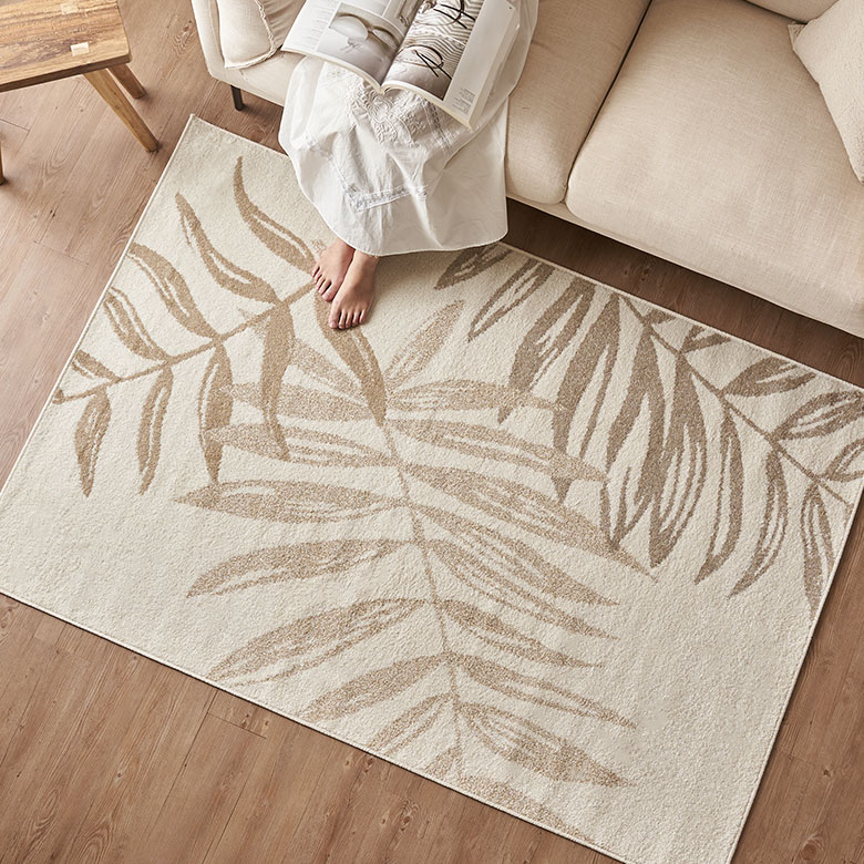 ラグラグマットウィルトン織リーフボタニカルエジプト製約130×190cm長方形約W133cmD190cmH1cm絨毯マットカーペットペルシャペルシャ絨毯風ペルシャ風オールシーズン春夏秋冬リビング寝室おしゃれ北欧リゾートインテリアアジアン[eg84306]