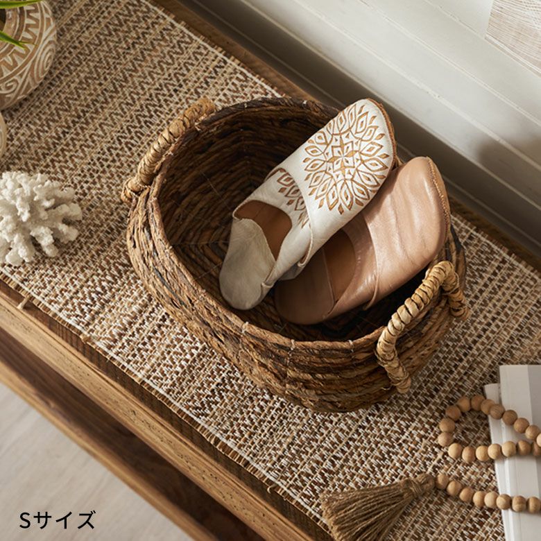 バスケット 収納 かご おしゃれ 小物入れ アジアン雑貨 バナナ