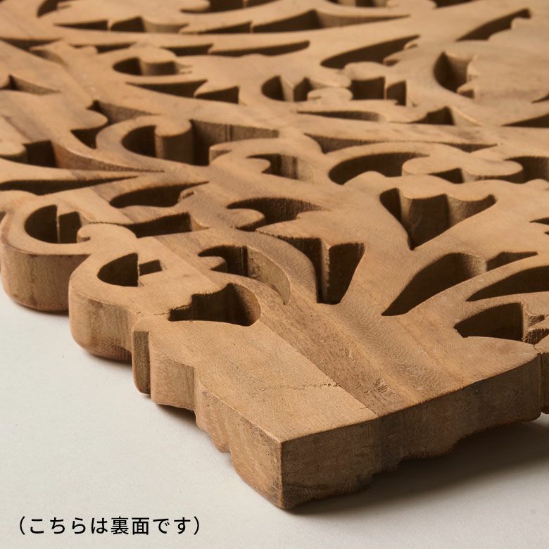 バリ島の職人がハンドメイドで彫った特大サイズのウッドレリーフ