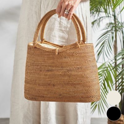 Amazon.co.jp: アタ丸持ち手大きめバック □アタ □バリ島
